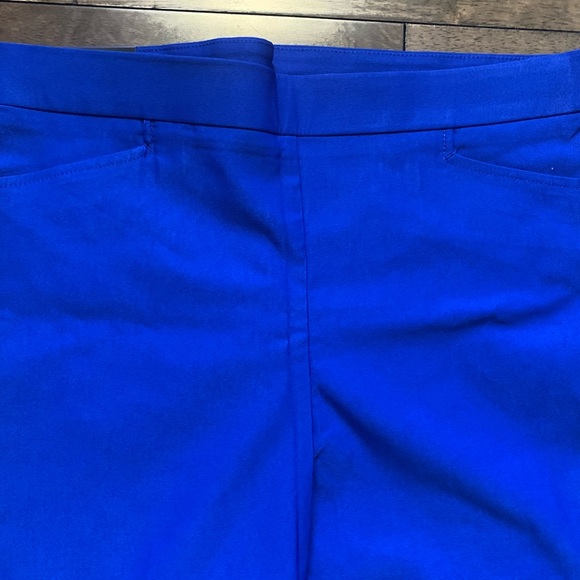 Rafaela Stretch Capri Pants size 16 NWT blue - Picture 5 of 5